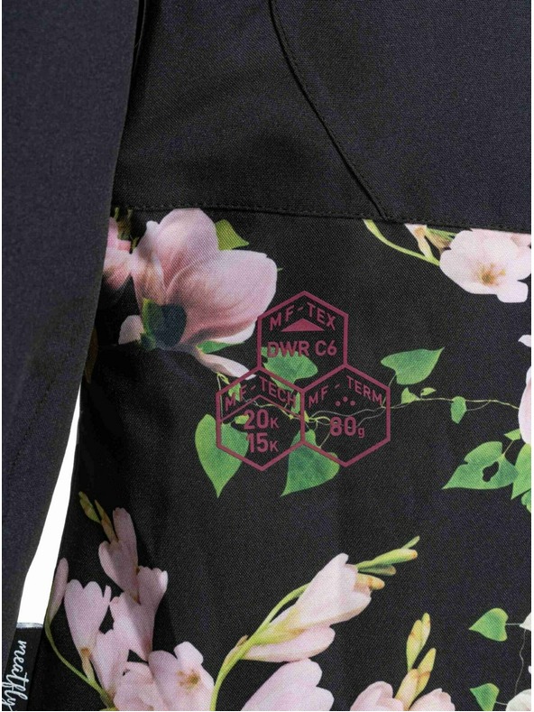 Meatfly Meatfly ženska SNB & SKI jakna Gaia Magnolia / Black