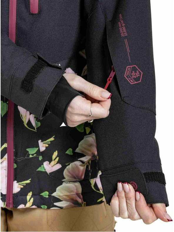 Meatfly Meatfly ženska SNB & SKI jakna Gaia Magnolia / Black