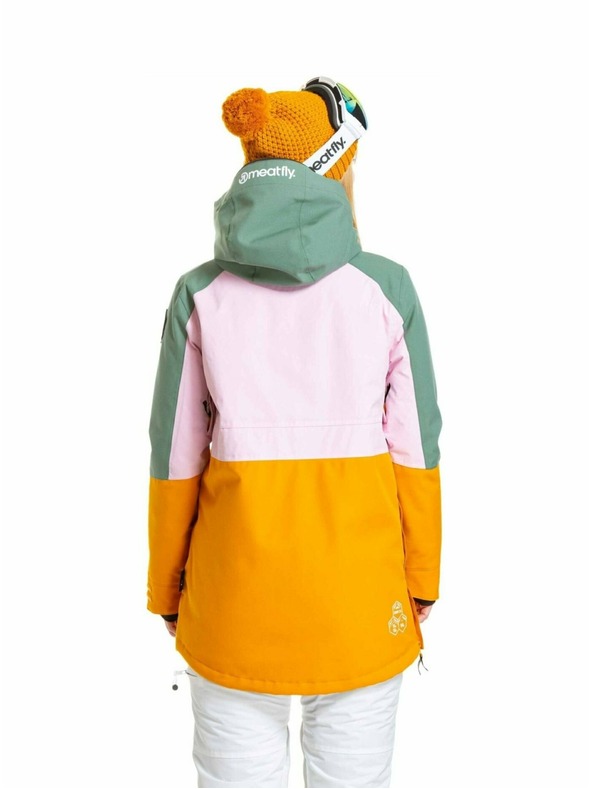 Meatfly Meatfly ženska SNB & SKI jakna Aiko Pastel Pink / Sunflower