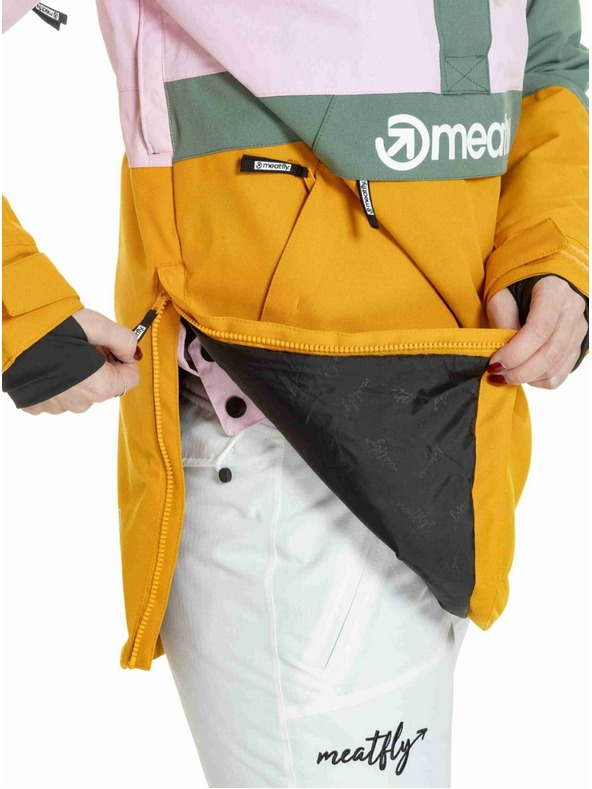 Meatfly Meatfly ženska SNB & SKI jakna Aiko Pastel Pink / Sunflower