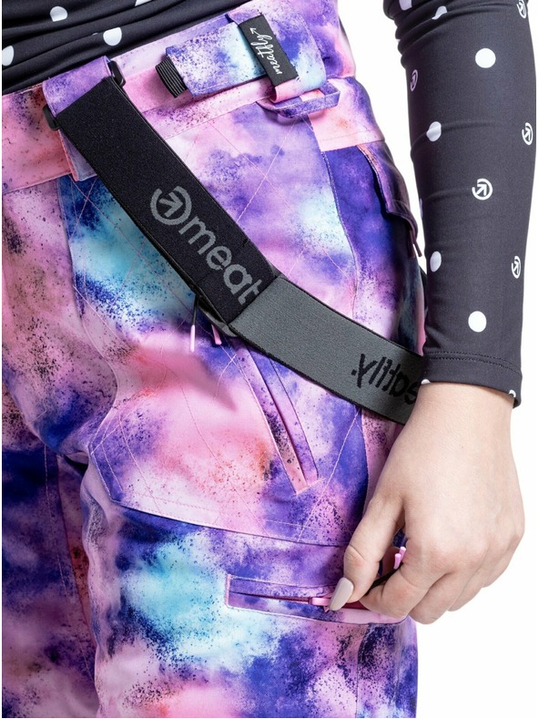 Meatfly Meatfly ženske SNB & SKI hlače Foxy Peach Aquarel