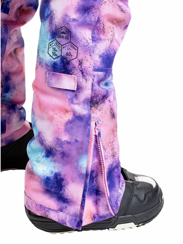 Meatfly Meatfly ženske SNB & SKI hlače Foxy Peach Aquarel