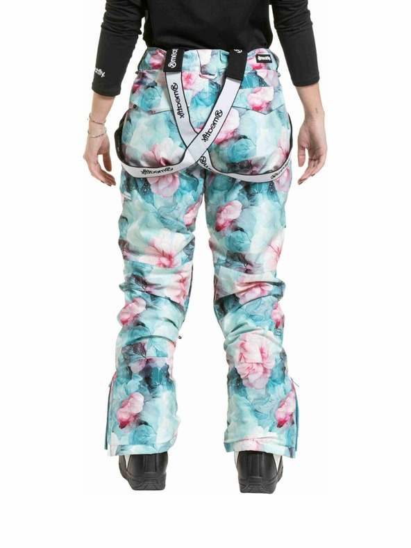 Meatfly Meatfly ženske SNB & SKI hlače Foxy Pink Flowers