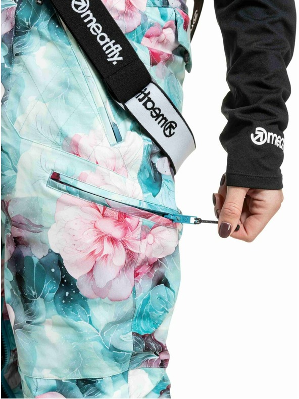 Meatfly Meatfly ženske SNB & SKI hlače Foxy Pink Flowers