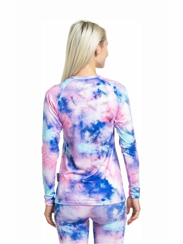 Meatfly Meatfly ženska termo majica Capa Purple Aquarel