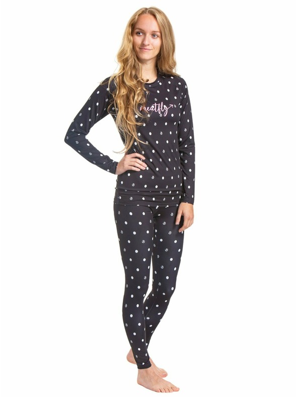 Meatfly Meatfly ženska termo majica Capa Black Dots