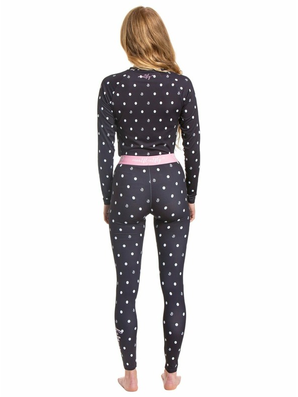 Meatfly Meatfly ženska termo majica Capa Black Dots