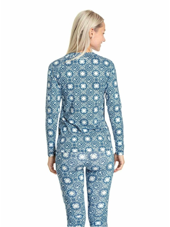 Meatfly Meatfly ženska termo majica Capa Mosaic Blue