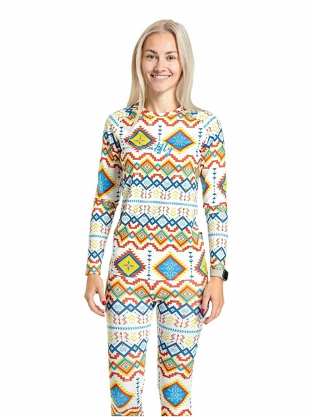 Meatfly Meatfly ženska termo majica Capa White Jones