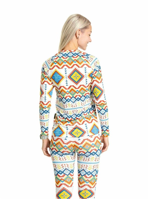 Meatfly Meatfly ženska termo majica Capa White Jones