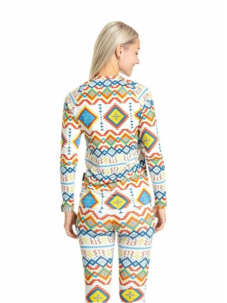 Meatfly Meatfly ženska termo majica Capa White Jones