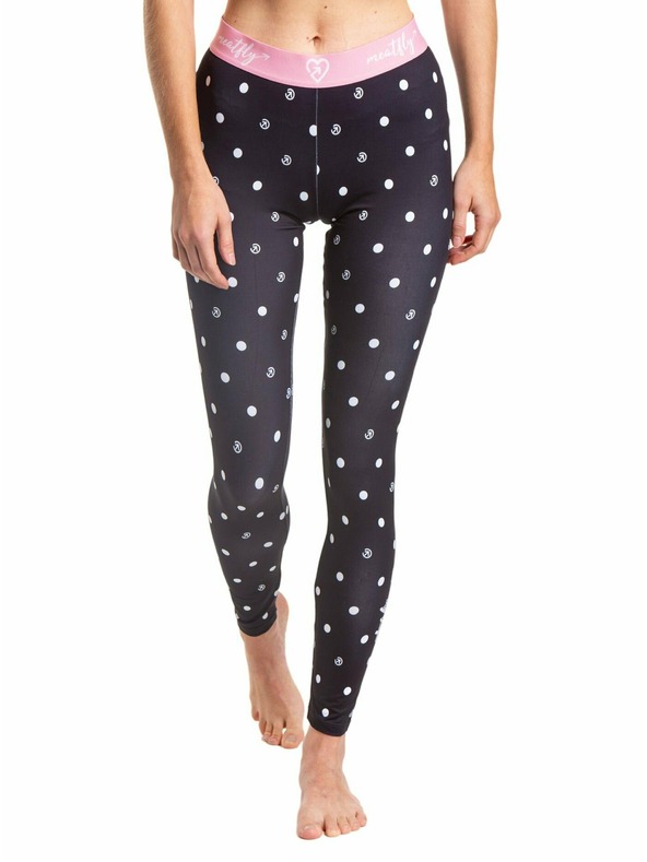 Meatfly Meatfly ženske termo hlače Taro Black Dots