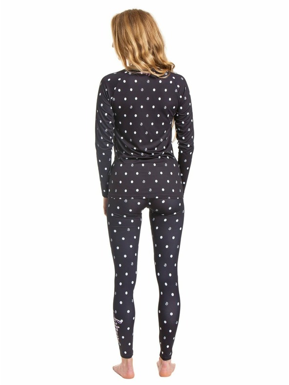 Meatfly Meatfly ženske termo hlače Taro Black Dots