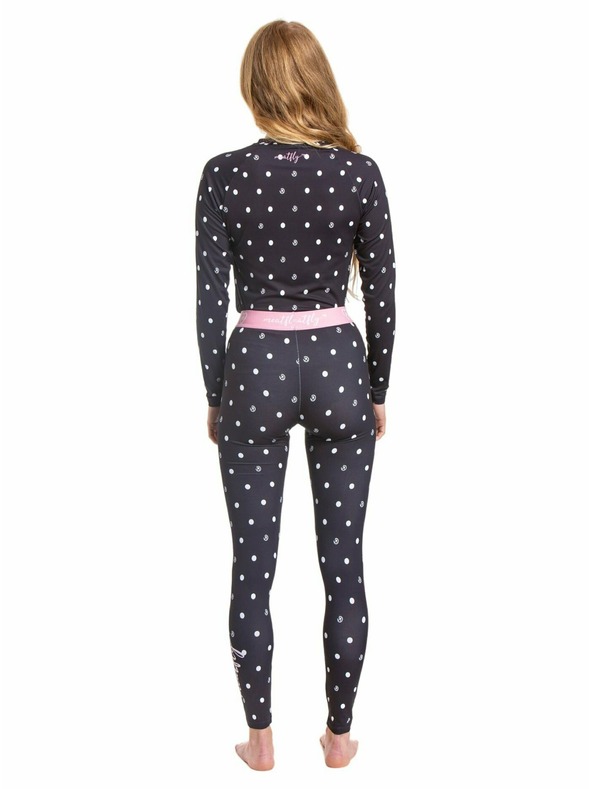 Meatfly Meatfly ženske termo hlače Taro Black Dots