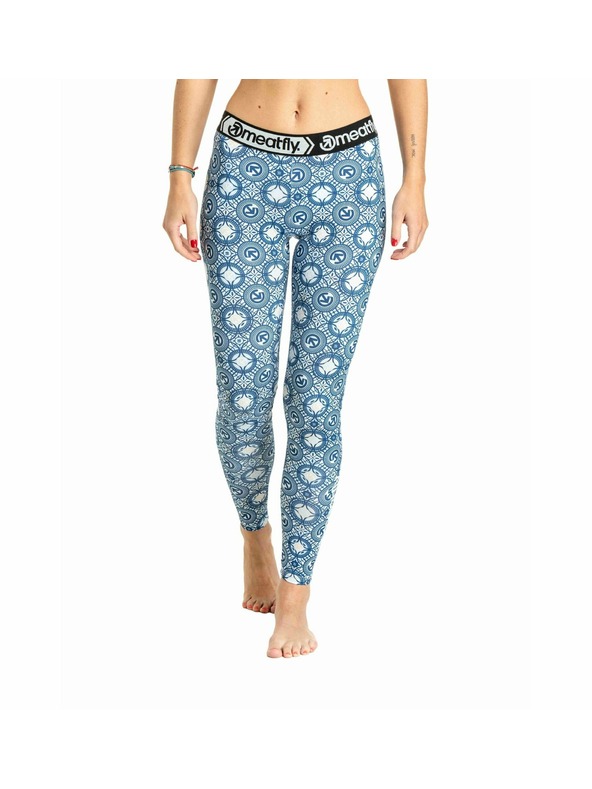 Meatfly Meatfly ženske termo hlače Taro Mosaic Blue