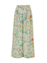 Orsay Svetlo zelene vzorčaste ženske hlače ORSAY