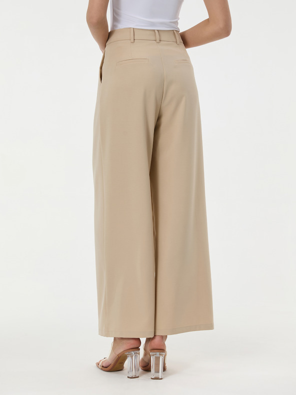 Orsay Bež ženske široke hlače ORSAY