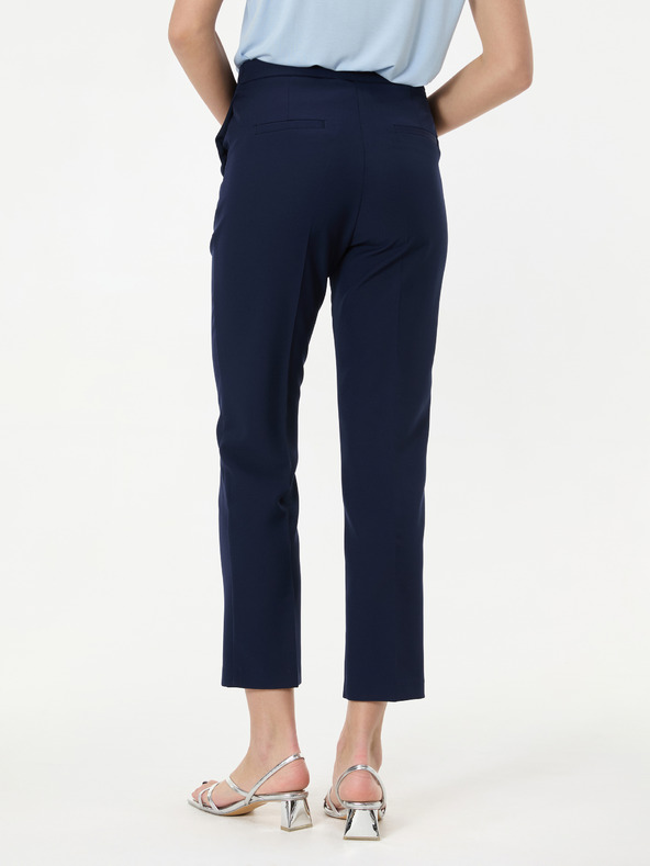 Orsay Temno modre ženske ravne hlače ORSAY