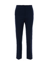 Orsay Temno modre ženske ravne hlače ORSAY