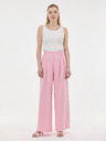 Orsay Svetlo roza široke ženske hlače ORSAY
