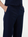 Orsay Temno modre ženske široke hlače ORSAY