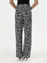 Orsay Črne vzorčaste ženske hlače ORSAY