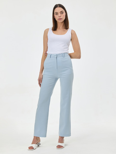 Orsay Svetlo modre ženske ravne hlače ORSAY