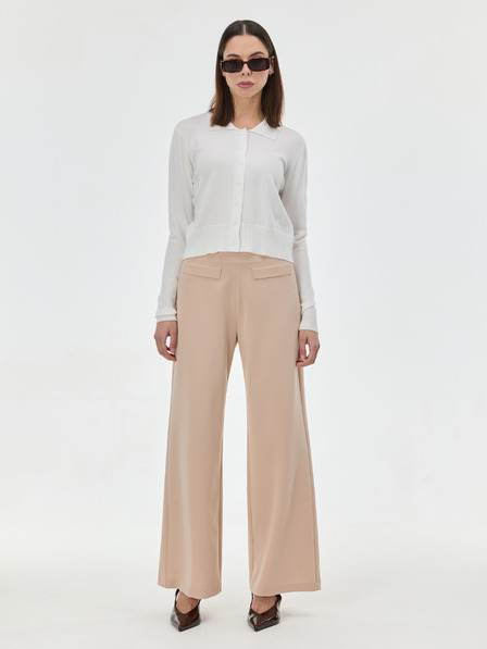 Orsay Kremni ženski pulover z ovratnikom ORSAY