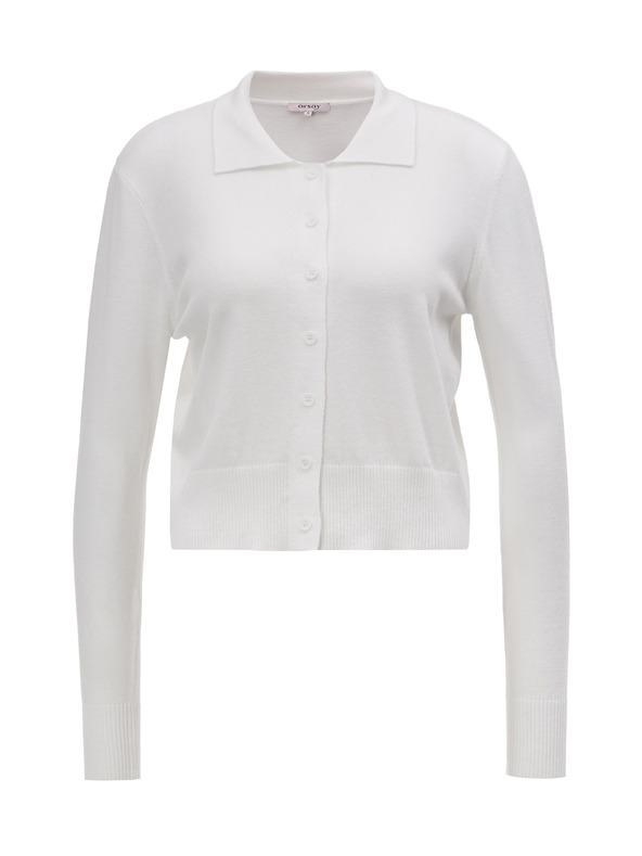 Orsay Kremni ženski pulover z ovratnikom ORSAY