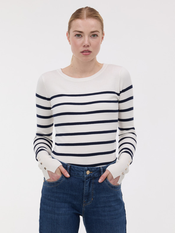 Orsay Temno moder ženski pulover ORSAY