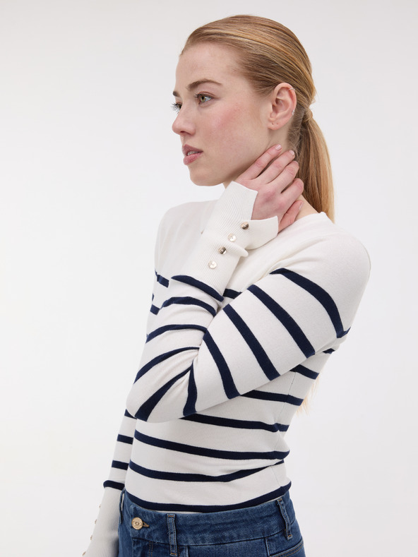 Orsay Temno moder ženski pulover ORSAY