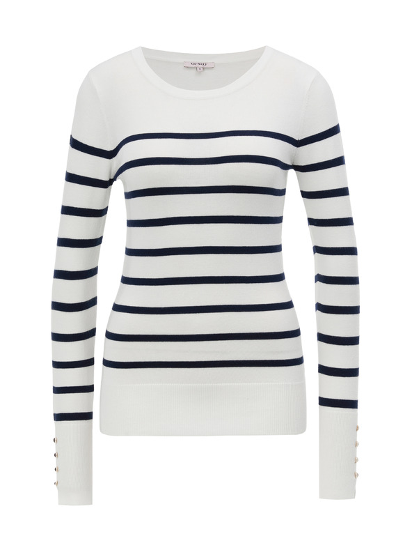 Orsay Temno moder ženski pulover ORSAY