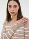 Orsay Bež ženski črtasti pulover ORSAY