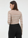 Orsay Bež ženski črtasti pulover ORSAY