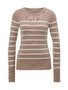 Orsay Bež ženski črtasti pulover ORSAY