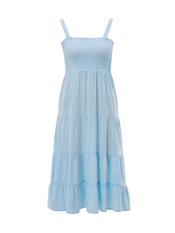 Orsay Svetlo modra ženska midi obleka ORSAY