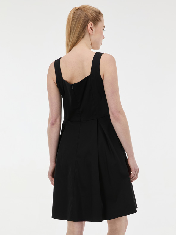 Orsay Črna ženska obleka na naramnice ORSAY