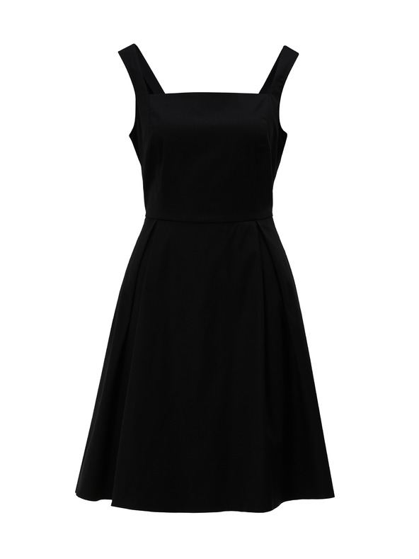 Orsay Črna ženska obleka na naramnice ORSAY