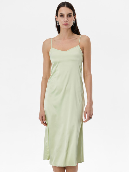 Orsay Svetlo zelena ženska obleka na naramnice ORSAY