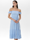 Orsay Svetlo modra ženska midi obleka ORSAY