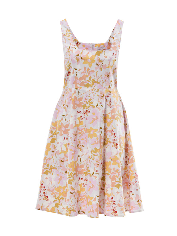 Orsay Svetlo roza vzorčasta ženska obleka do kolen ORSAY