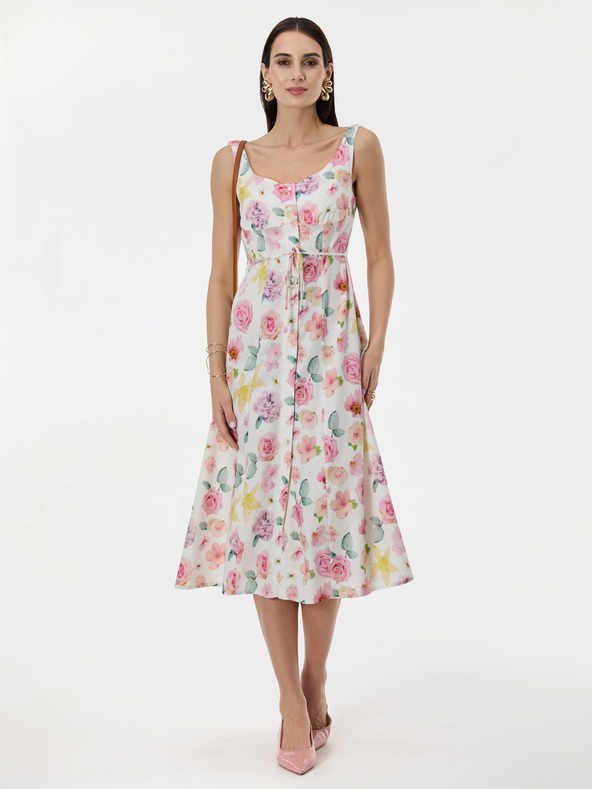 Orsay Svetlo roza vzorčasta ženska obleka ORSAY