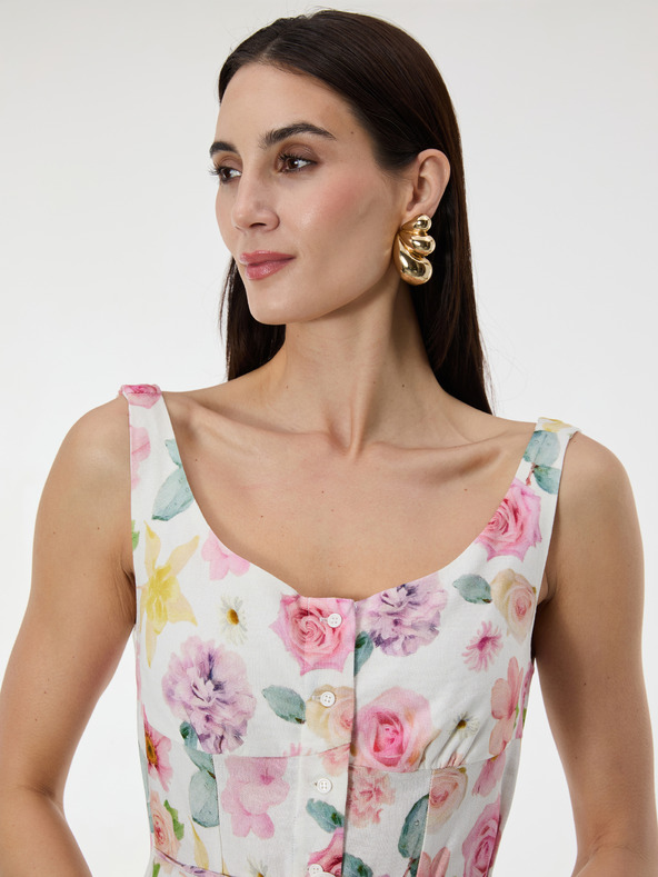 Orsay Svetlo roza vzorčasta ženska obleka ORSAY