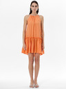 Orsay Oranžna ženska obleka do kolen ORSAY