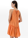 Orsay Oranžna ženska obleka do kolen ORSAY