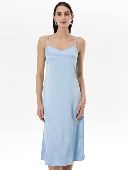 Orsay Svetlo modra ženska obleka na naramnice ORSAY