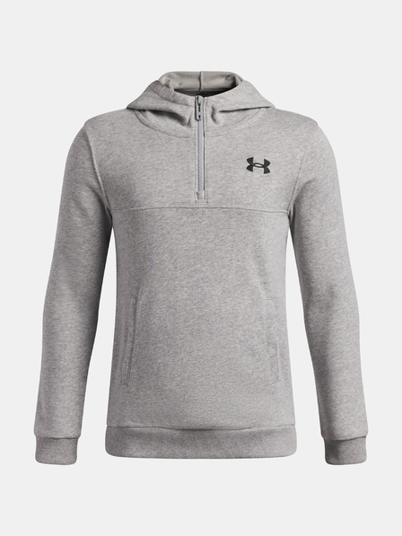 Under Armour Deški pulover  Under Armour UA RIVAL LW 1/4 ZIP HOODIE
