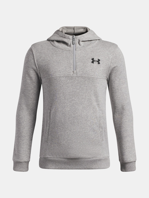 Under Armour Deški pulover  Under Armour UA RIVAL LW 1/4 ZIP HOODIE