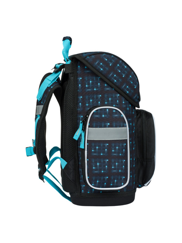 BAAGL  Ergo Minecraft Blue Axe šolska torba