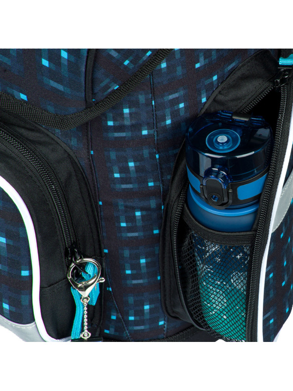 BAAGL  Ergo Minecraft Blue Axe šolska torba